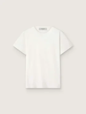 T-shirt femme slim-fit effet vieilli, blanc
