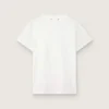 T-shirt femme slim-fit effet vieilli, blanc