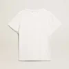 T-shirt femme slim-fit effet vieilli, blanc
