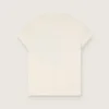 T-shirt Journey pour filles en jersey de coton blanc avec imprimé numérique de la mascotte et applications de cristaux