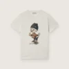 T-shirt Journey pour garçon en jersey de coton blanc avec imprimé numérique de la mascotte
