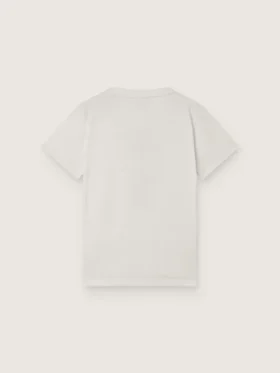 T-shirt Journey pour garçon en jersey de coton blanc avec imprimé numérique de la mascotte