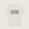 T-shirt Journey pour garçon en jersey de coton blanc avec logo