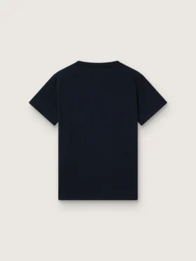 T-shirt Journey pour garçon en jersey de coton bleu avec imprimé numérique de la mascotte