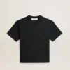 T-shirt noir délavé avec logo inversé dans le dos - Capsule Jersey
