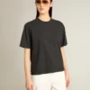T-shirt noir délavé avec logo inversé dans le dos - Capsule Jersey