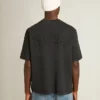 T-shirt noir délavé avec logo inversé dans le dos - Capsule Jersey