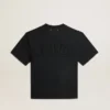 T-shirt noir délavé avec logo inversé dans le dos - Capsule Jersey