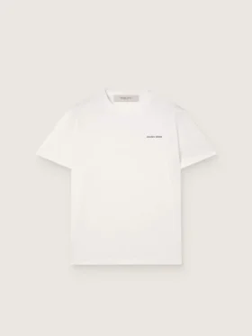 T-shirt pour homme en jersey de coton blanc vintage