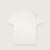 T-shirt pour homme en jersey de coton blanc vintage