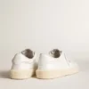 Tennis pour femme en cuir blanc