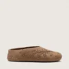 Tierra pour femme en daim couleur tabac avec motif floral et clous