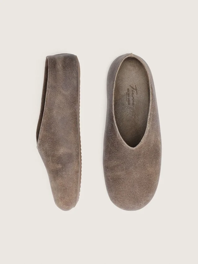 Tierra pour femme en daim kaki