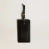 Étiquette à bagages noire