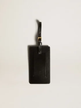 Étiquette à bagages noire