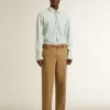 True-Star pour homme en cuir nappa blanc avec étoile en cuir doré à la feuille et languette de talon en daim beige