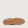True-Star pour homme en daim bleu sarcelle avec étoile noire et languette de talon crème