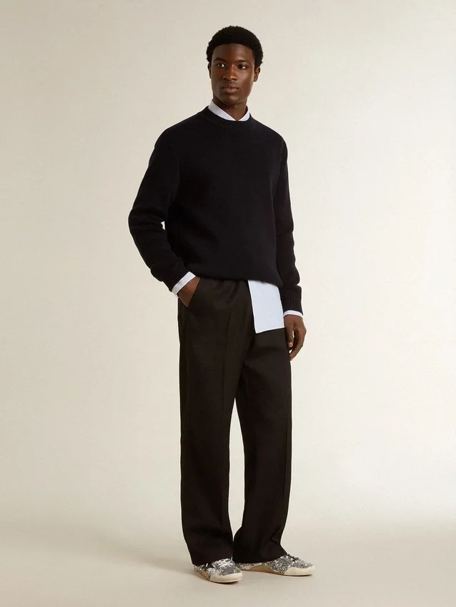 True-Star pour homme à paillettes argentées avec étoile noire et languette de talon en cuir argenté