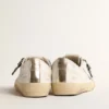 V-Star avec étoile rose pailletée et languette de talon en cuir métallisé