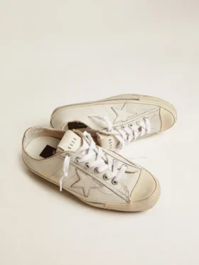 V-Star pour femme en cuir effet vintage
