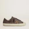 V-Star pour femme en nubuck marron avec étoile en daim couleur tabac
