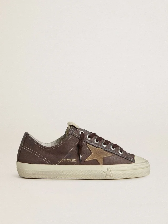 V-Star pour femme en nubuck marron avec étoile en daim couleur tabac
