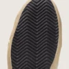 V-Star pour homme avec étoile en daim noir et lettrage brodé