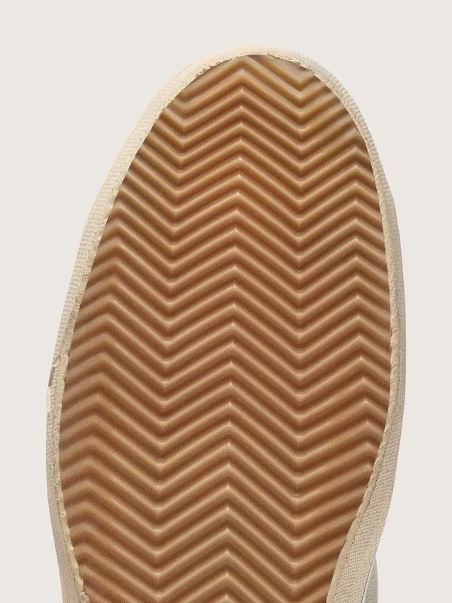 V-Star pour homme en daim gris tourterelle avec étoile en cuir métallisé argenté