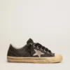 V-Star pour homme en toile noire avec étoile et talon gris glacier