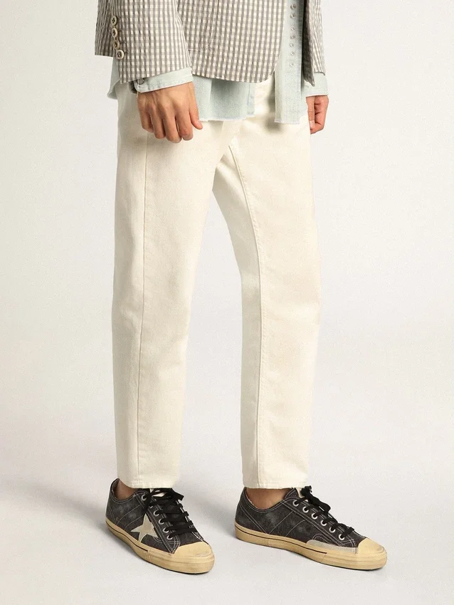 V-Star pour homme en toile noire avec étoile et talon gris glacier