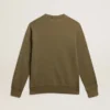 Vert olive pour homme avec lettrage doré