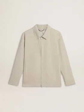 Veste Coach pour homme en mélange de laine kaki