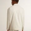 Veste Coach pour homme en mélange de laine kaki
