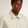 Veste Coach pour homme en mélange de laine kaki