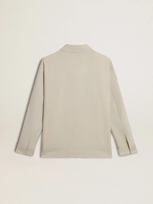 Veste Coach pour homme en mélange de laine kaki