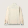 Veste de travail pour homme en denim couleur sable clair