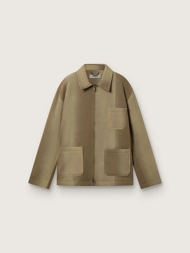 Veste matelassée unisexe dans les tons kaki