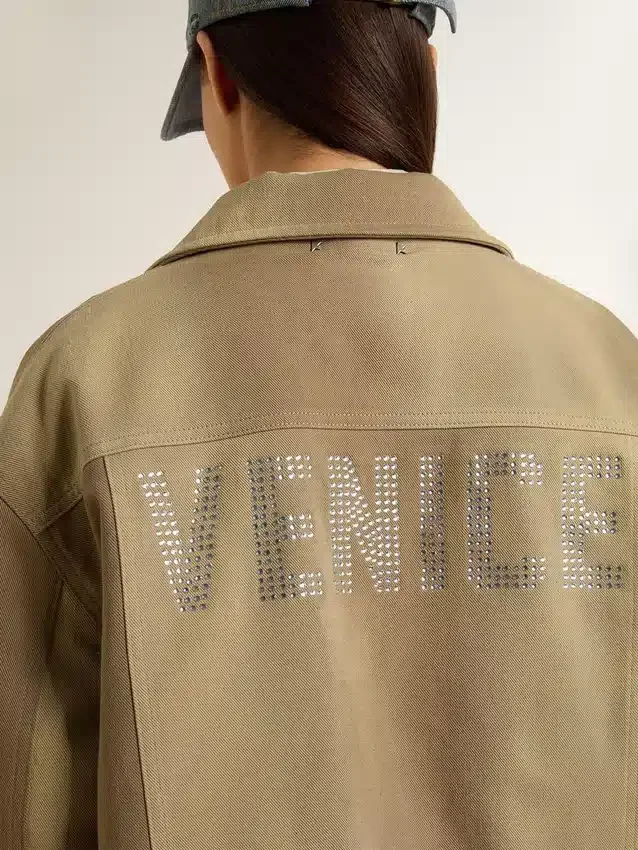 Veste matelassée unisexe dans les tons kaki