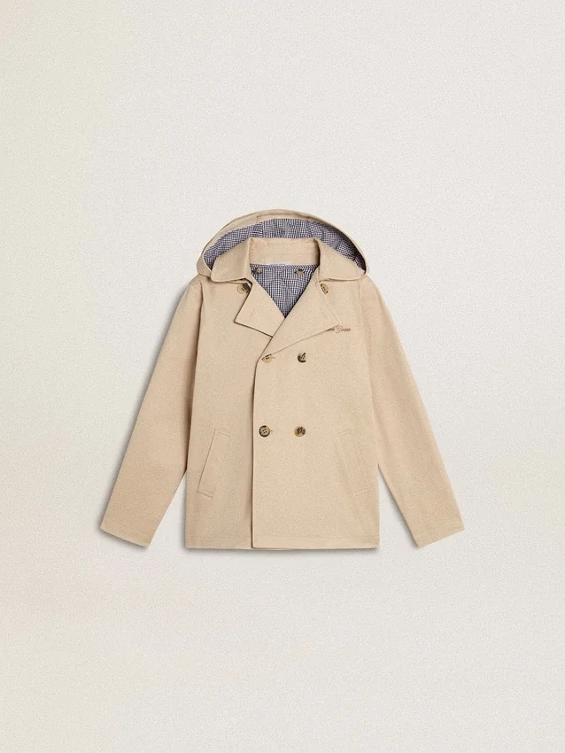 Veste trench pour enfant avec gilet intérieur amovible