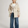 Veste trench pour enfant avec gilet intérieur amovible
