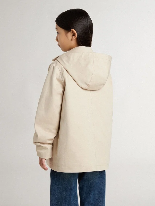 Veste trench pour enfant avec gilet intérieur amovible