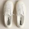 Yatay modèle 1B de sneakers durables avec tige blanche d’origine biosourcée et Y blanc